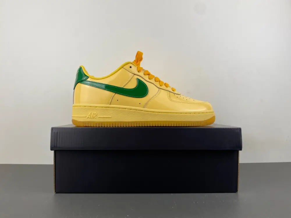 Nike Air Force 1 Low 'Patent Leather Topaz Gold' 