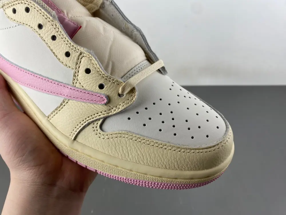 Travis Scott x Air Jordan 1 Low OG Shy Pink 