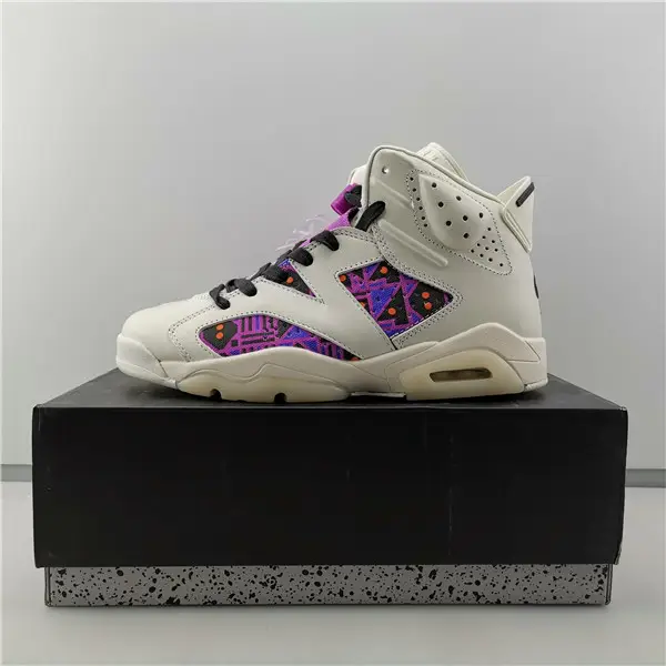 AIR JORDAN 6 RETRO QUAI54 SAIL BLACK 