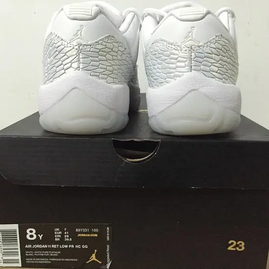 Air Jordan 11 RET Low PR HC GG Pure 