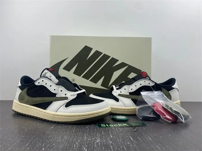 Jordan 1 Retro Low OG SP Travis Scott Olive 