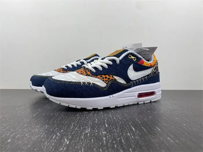 Nike Air Max 1 Premium Denim Leopard 