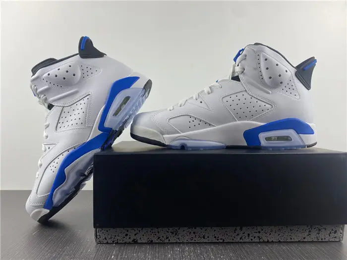 Jordan 6 White blue 