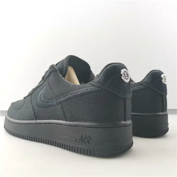 STUSSY X AIR FORCE 1 LOW BLACK 
