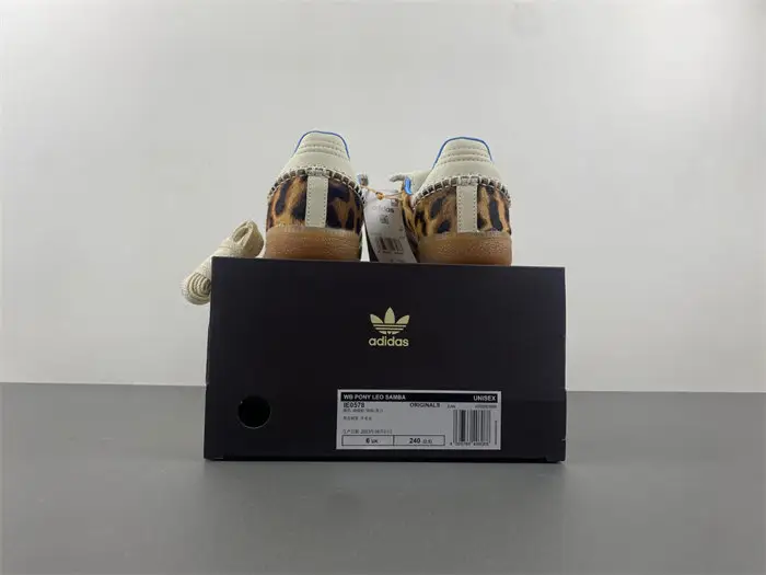 WALES BONNER X SAMBA PONY 'LEOPARD' 