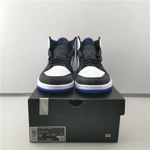 AIR JORDAN 1 MID SE 'ROYAL BLACK TOE' 