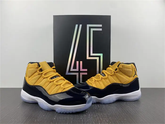 Air Jordan 11 Retro Black Yellow 