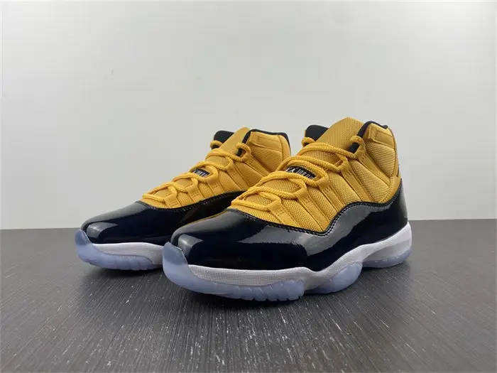 Air Jordan 11 Retro Black Yellow 
