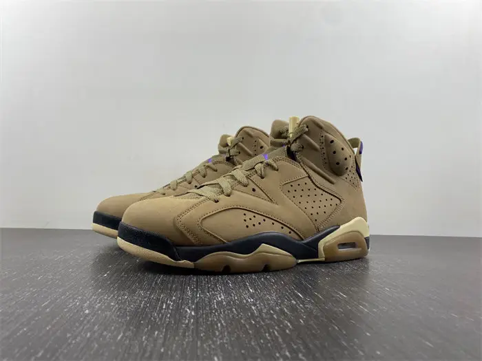 Air Jordan 6 WMNS Gore-Tex Brown Kelp 