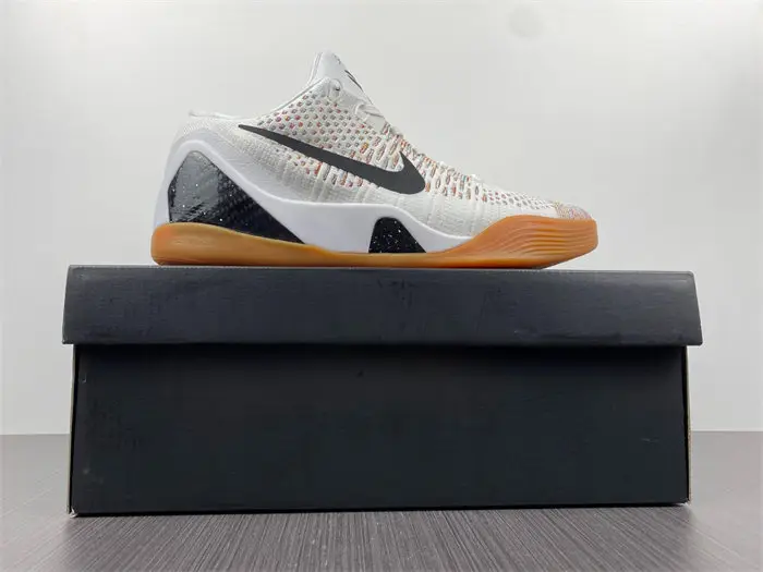 Nike Kobe 9 Elite Premium Low HTM Milan White Multi-Color 