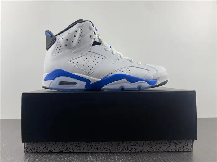 Jordan 6 White blue 