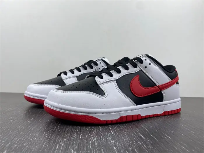Nike Dunk Low Retro White Black University Red 