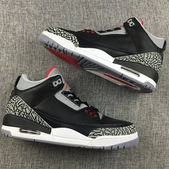 Authentic Air Jordan 3 Retro '88 Black Cement 
