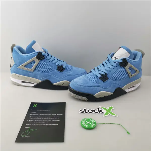 JORDAN 4 RETRO UNIVERSITY BLUE  BAAD279