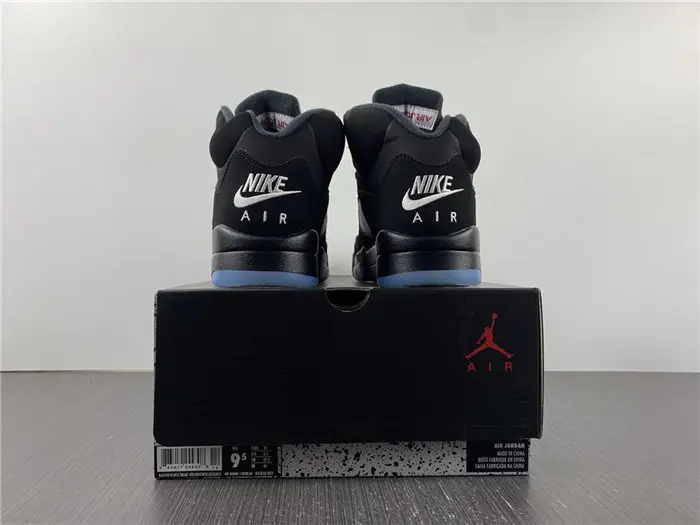 Jordan 5 Retro Low Golf Black Metallic 