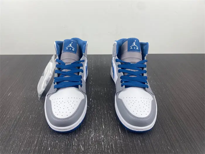 Jordan 1 Mid True Blue Cement 