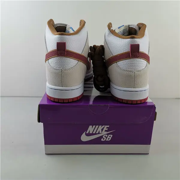 Nike SB Dunk High Sail Bright Crimson 