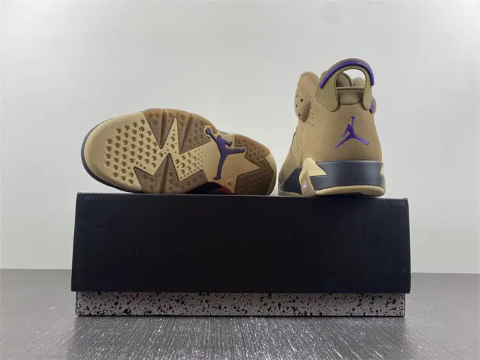 Air Jordan 6 WMNS Gore-Tex Brown Kelp 