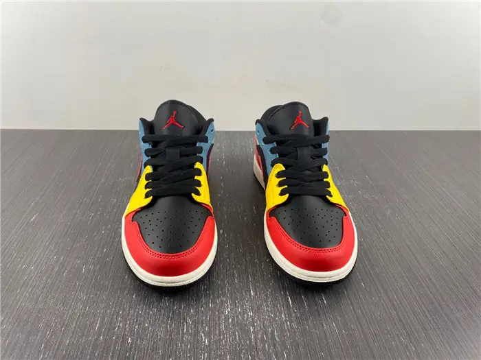 Air Jordan 1 Low SE Black Multi-Color 