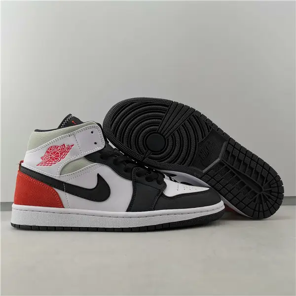 AIR JORDAN 1MID SE 'RED BLACK TOE ' 