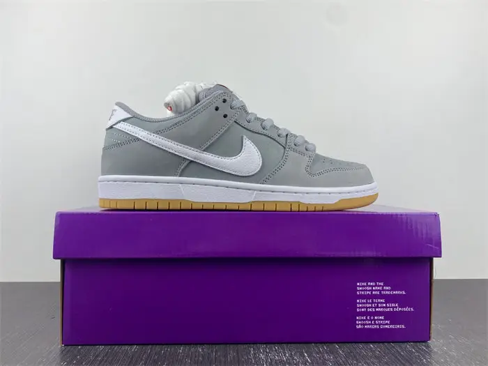 Nike SB Dunk Low Pro ISO Orange Label Wolf Grey Gum 