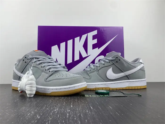 Nike SB Dunk Low Pro ISO Orange Label Wolf Grey Gum 