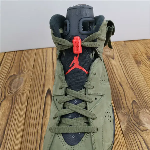 AIR JORDAN 6 TRAVIS SCOTT MEDIUM OLIVE 