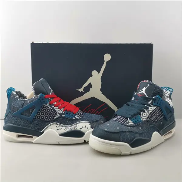 AIR JORDAN 4 RETRO SE 'SASHIKO' DEEP OCEAN  BCDBE378