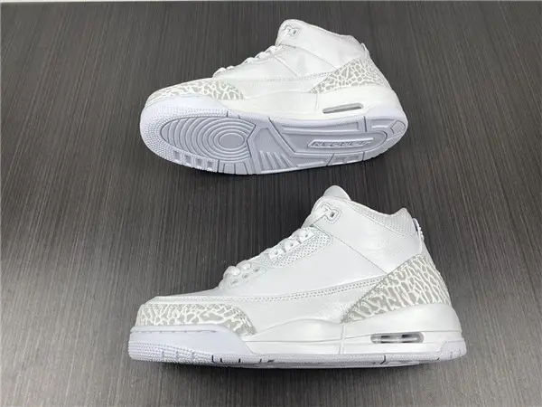 Jordan 3 Retro Pure White 2018 (PS) 