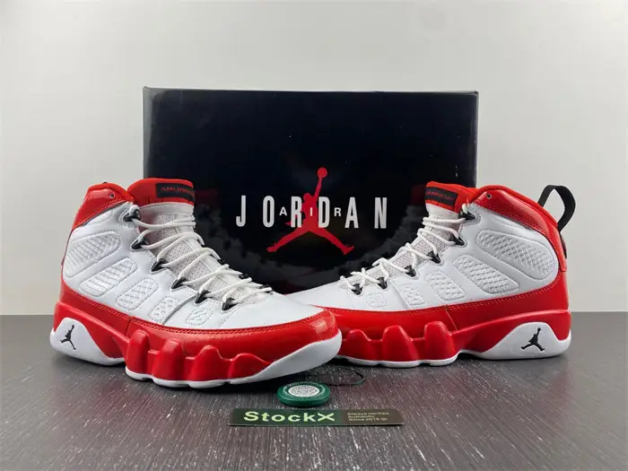 Jordan 9 Retro White Gym Red  FEA863