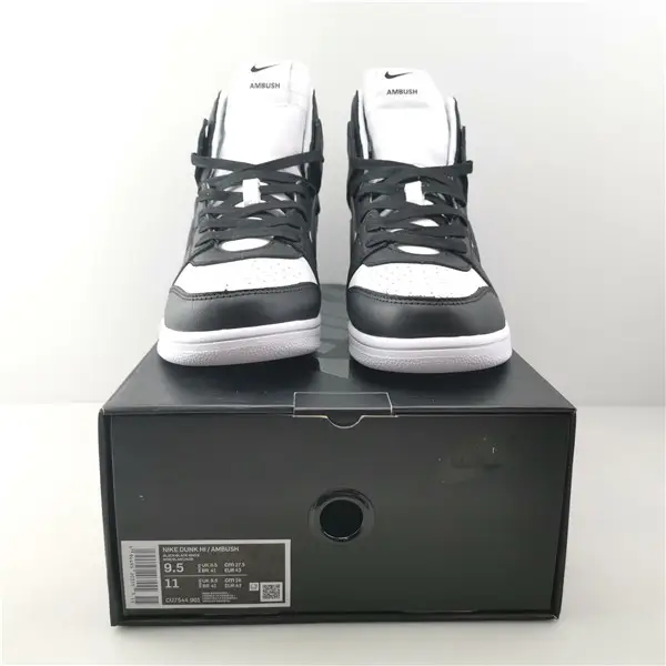 Nike Dunk High Ambush Black White 