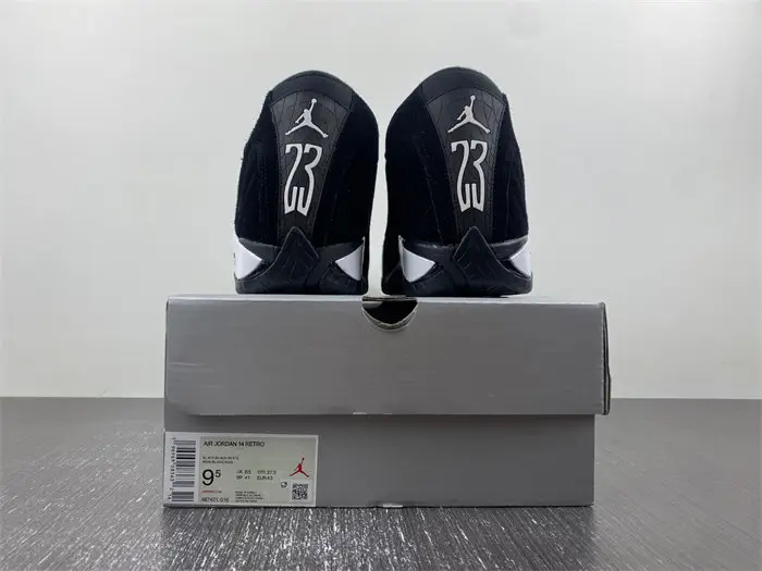 Jordan 14 Retro Black White 