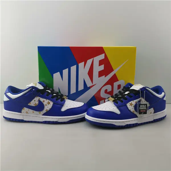 Supreme x Nike SB Dunk Low Blue/White 