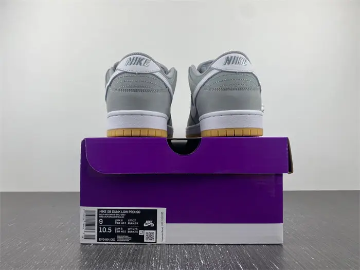 Nike SB Dunk Low Pro ISO Orange Label Wolf Grey Gum 