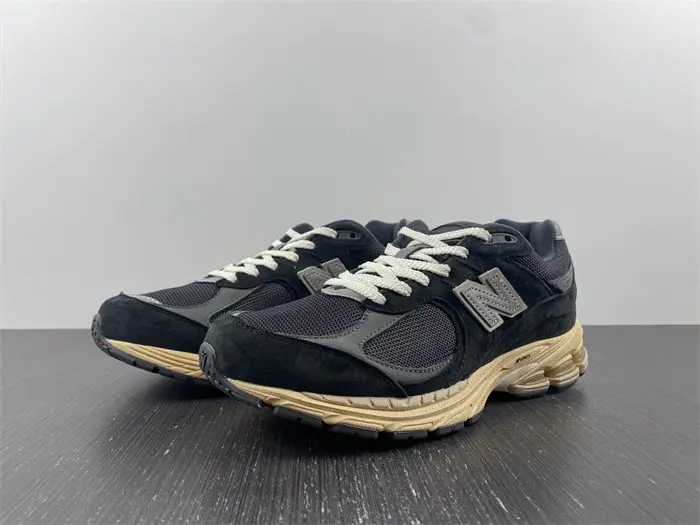 New Balance 2002R Black Dark Grey 