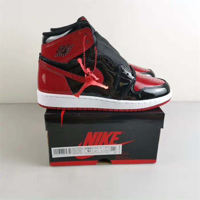 Jordan 1 High Patent Bred 