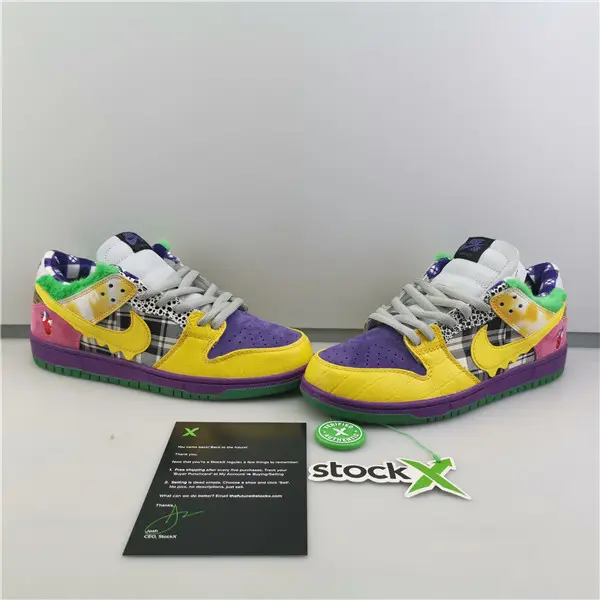 NIKE DUNK LOW PRO IW PURPLE/ YELLOW 