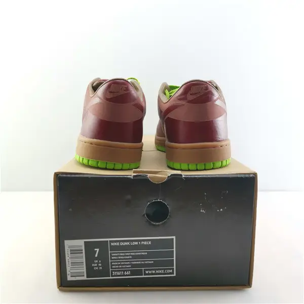 Nike Dunk Low 1-Piece Laser Varsity Red Chartreuse 
