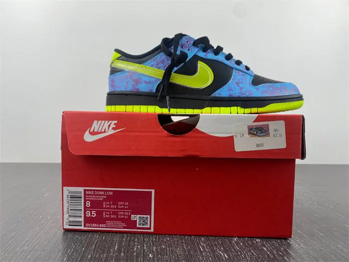 Nike Dunk Low SE Acid Wash Baltic Blue Volt 