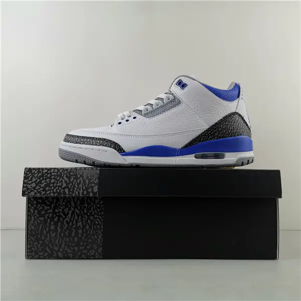 Air Jordan Retro 3 Racer Blue 