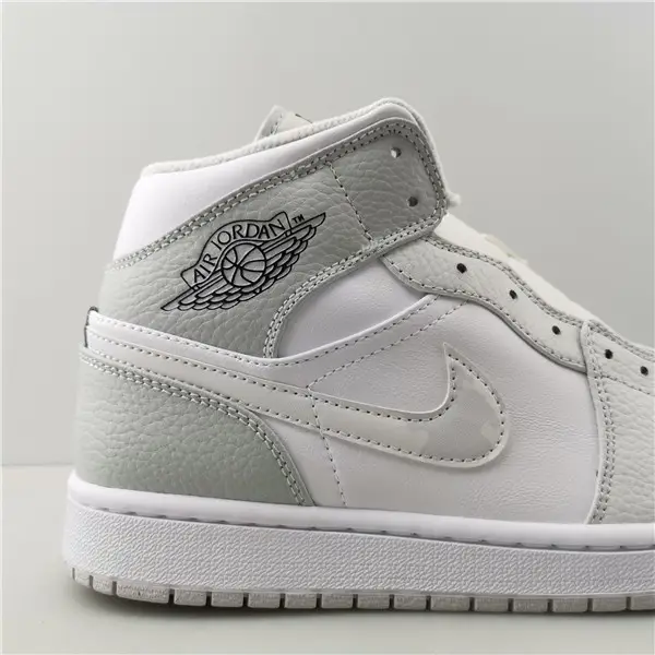 AIR JORDAN 1 MID 'SWOOSH LOGO - GREY CAMO' 