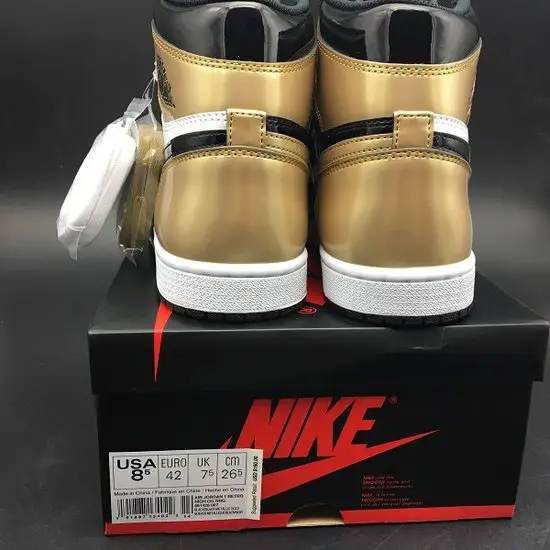 GOAT Air Jordan 1 Gold Toe 