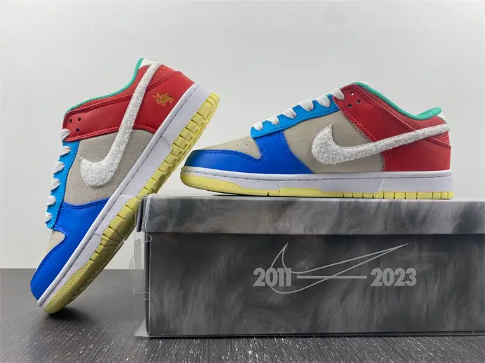 Nike Dunk Low Retro PRM Year of the Rabbit Blue Orange Cream 