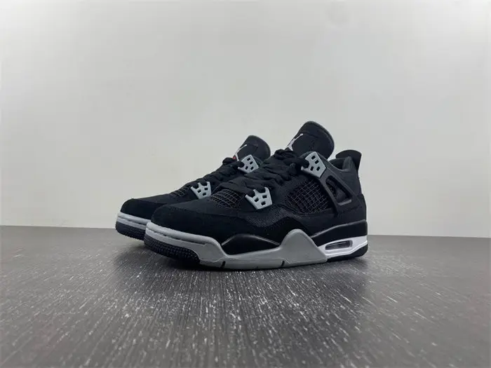 Jordan 4 Retro Black Canvas 