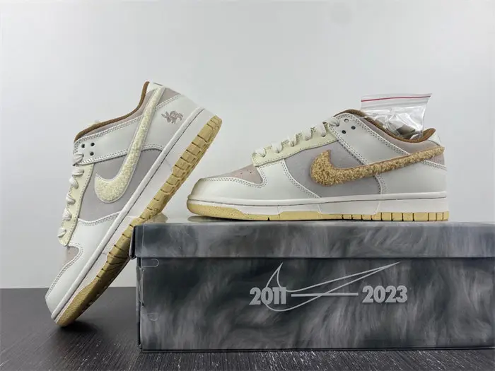 Nike Dunk Low Retro PRM Year of the Rabbit Fossil Stone 