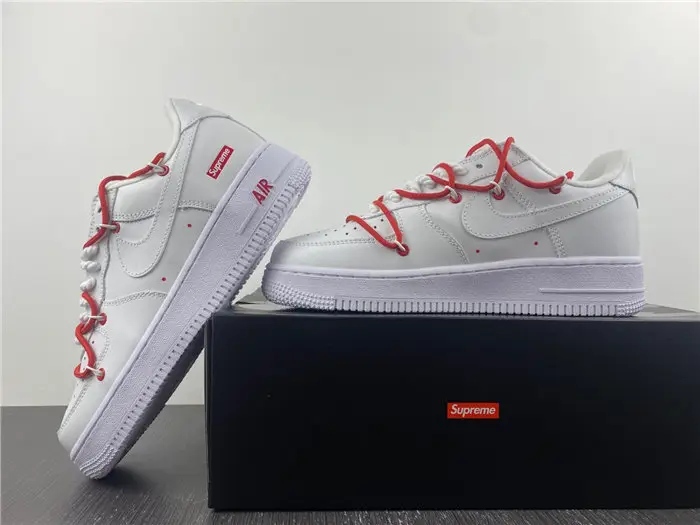 Nike Air Force 1 Low Supreme White CU9225 