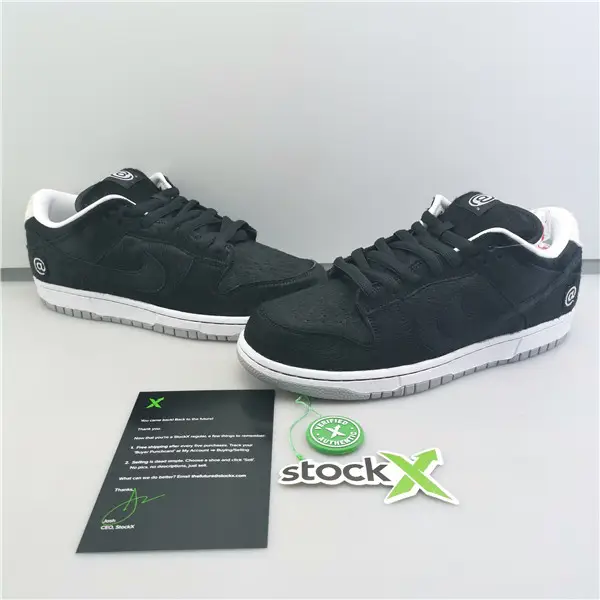 NIKE SB DUNK LOW BLACK WHITE 