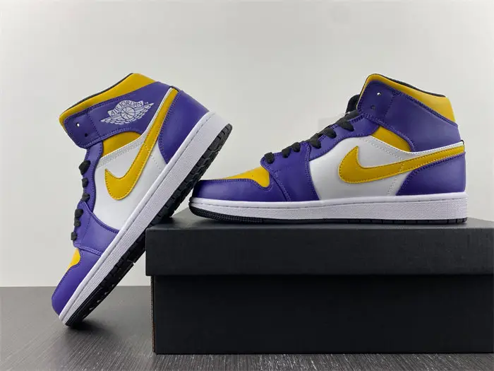 Jordan 1 Mid Lakers 