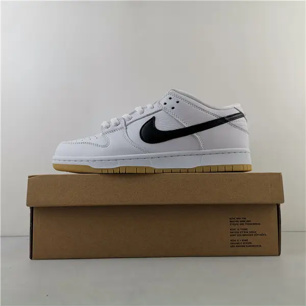 Nike SB Dunk Low Orange Label White Black 