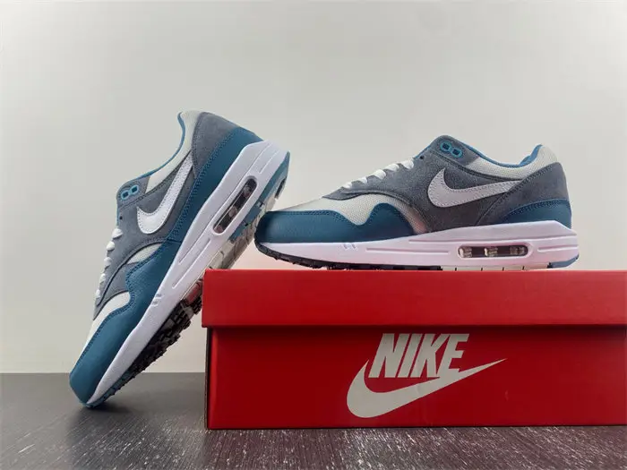 Nike Air Max 1 SC Noise Aqua and Cool Grey 